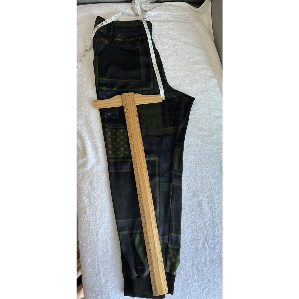 Veronica Beard Avamere Patchwork effect track jogger Pants,2 pockets Size 16 - Picture 13 of 13